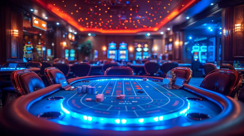 Live Casino Baccarat ဒိုင်းနှင့် ကစားသမားများ မြင်ကွင်း